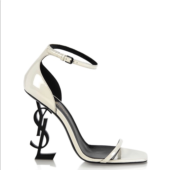 Saint Laurent Shoes - Saint Laurent Opyum Logo Heels